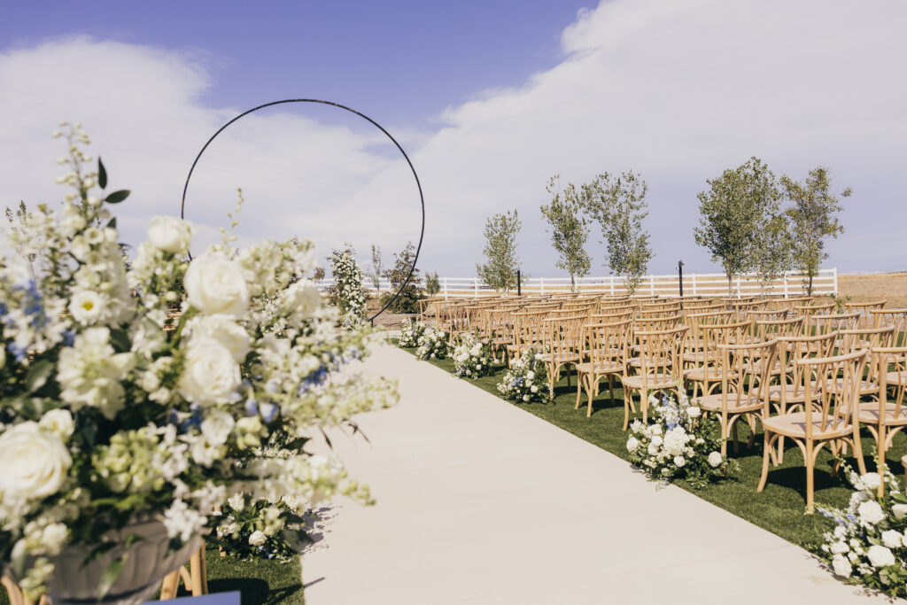 Ceremony, Luxury wedding ceremony, florals, the margaux