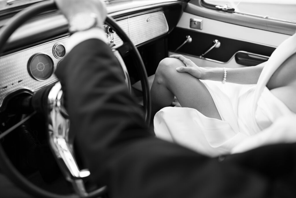 Editorial shot, bride and groom 